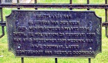 Woltersum Aa-3 Albertus van der Veen