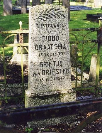Woltersum I1 Echtpaar Graatsma&Van Driesten Tekst